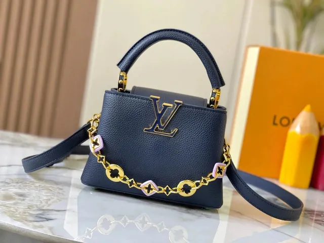 Louis Vuitton On The Go Monogram Empreinte with Pastel Chain