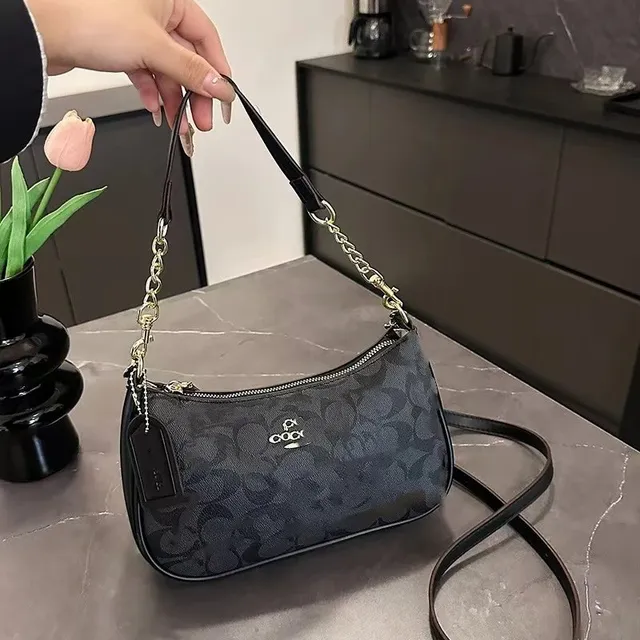 Coach Shoulder Bag Signature Print