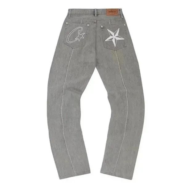 Corteiz Jeans Star Embroidery