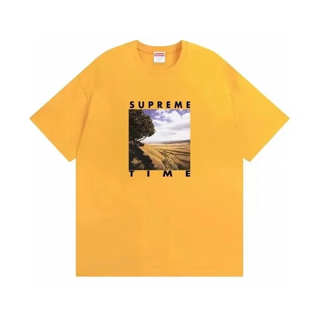 Supreme T-Shirt Time Photo
