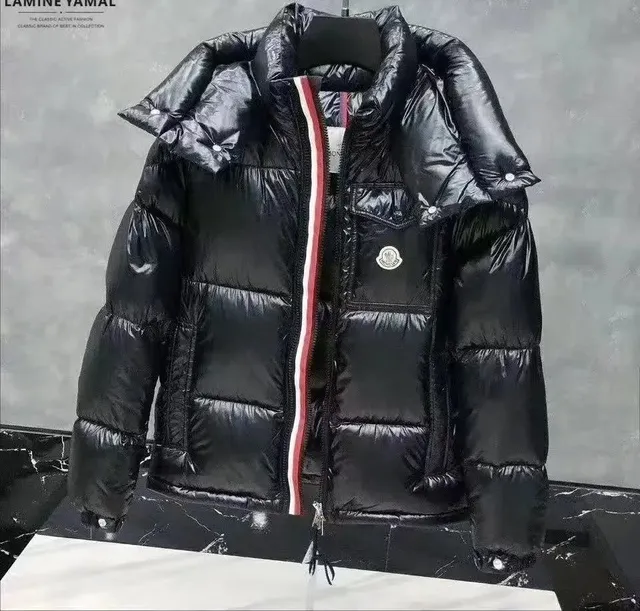Moncler Puffer Jacket Logo Patch with Webbing Trim
