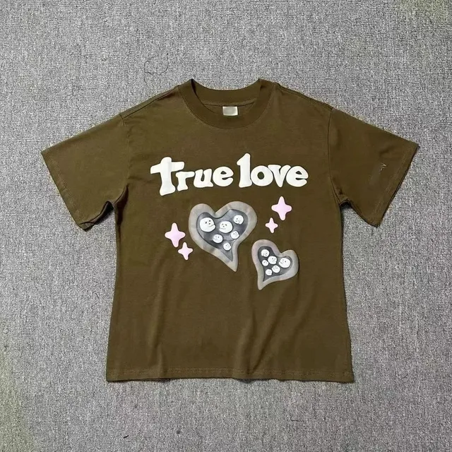 Broken Planet True Love Graphic Tee Hearts and Stars Print