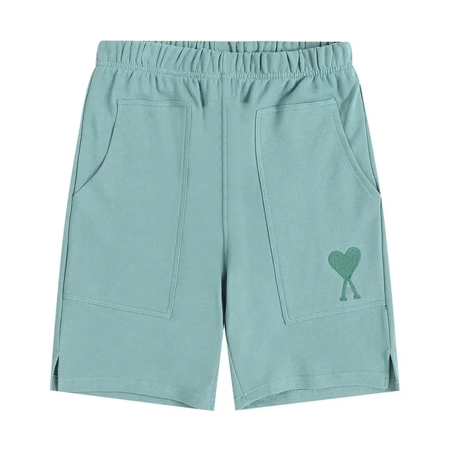 AMI Paris Heart Logo Shorts