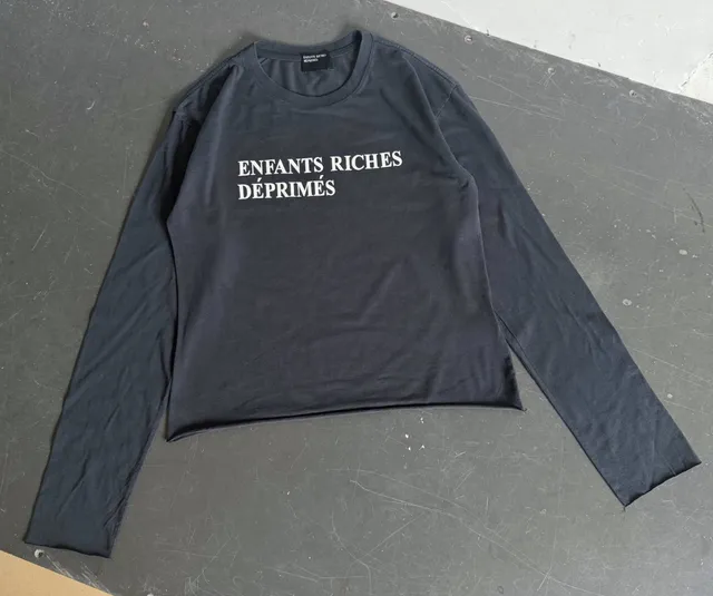 Long-Sleeve Tee Enfants Riches Déprimés Logo
