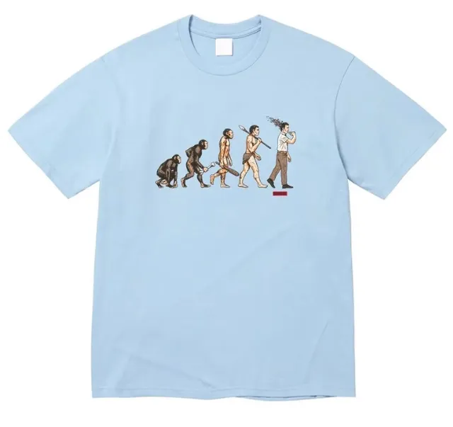 Supreme Evolution Tee Human Evolution Print