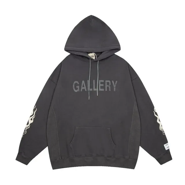 Gallery Dept. Hooded Sweatshirt Flame Sleeve