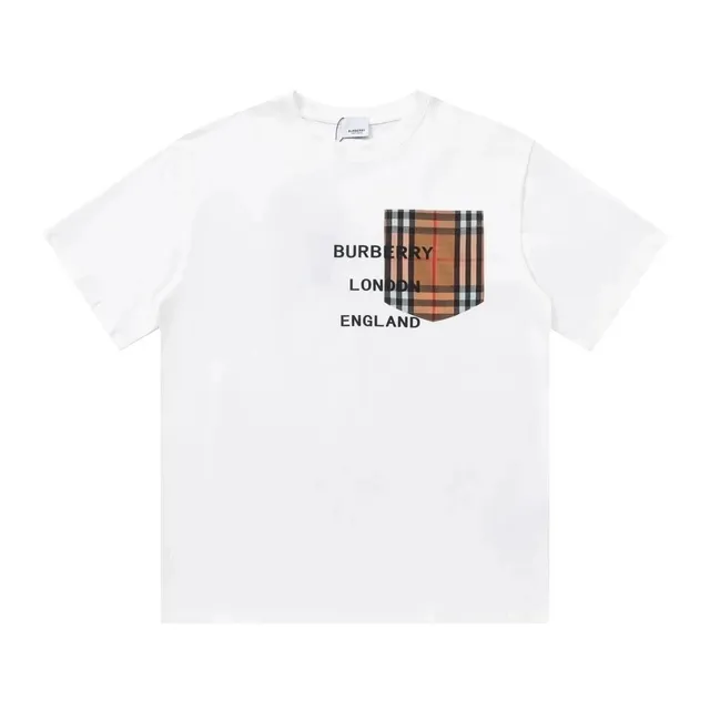 Burberry Pocket T-Shirt Check Pocket