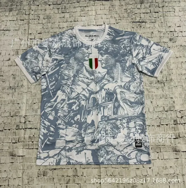 Graphic Print Jersey Italian Shield