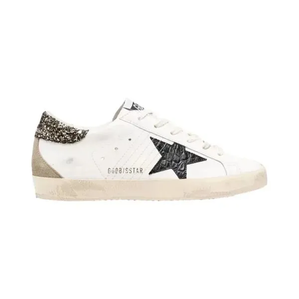 WhiteBlackCrocGlitter