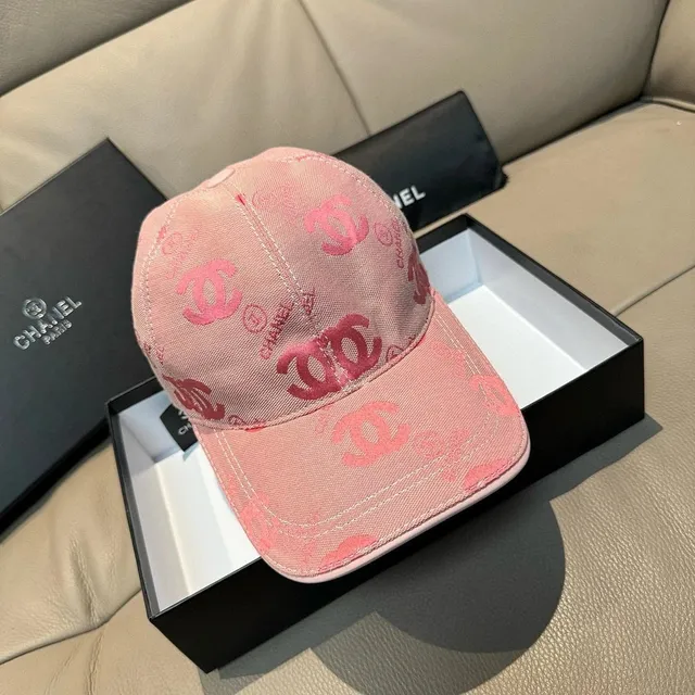 Chanel Baseball Cap CC Logo Print