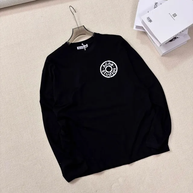 Acne Studios Long-Sleeve T-Shirt Logo Print