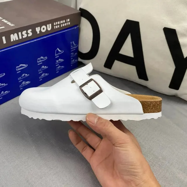 Birkenstock Boston Clog White