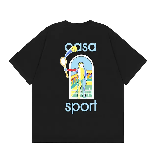 Casablanca T-Shirt Tennis Graphic