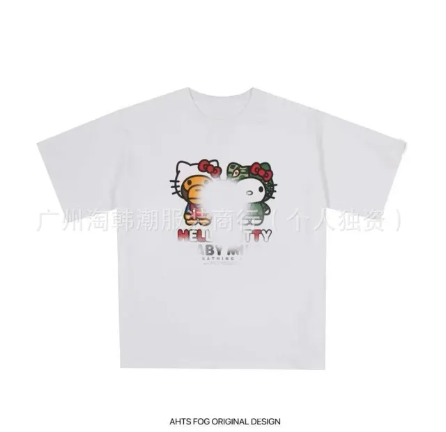 BAPE Graphic T-Shirt Hello Kitty x Ape Head