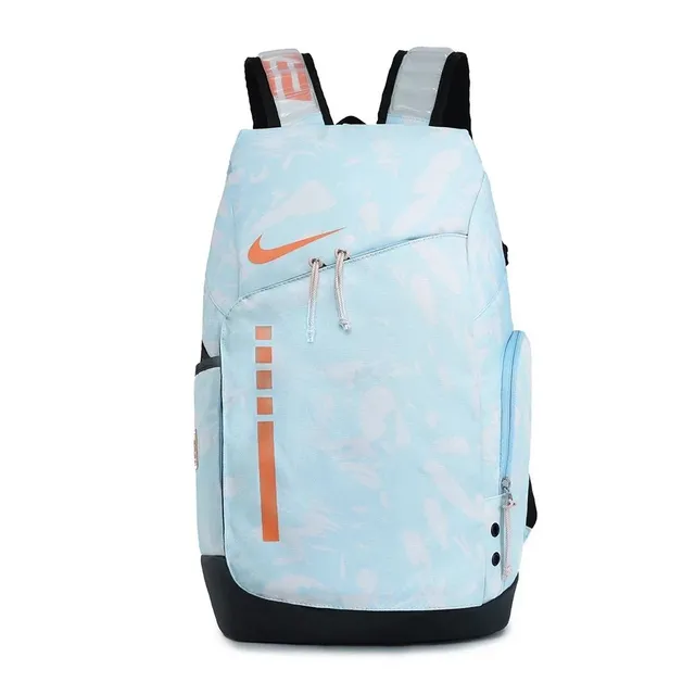 Nike Hoops Elite Backpack Ice Blue Orange