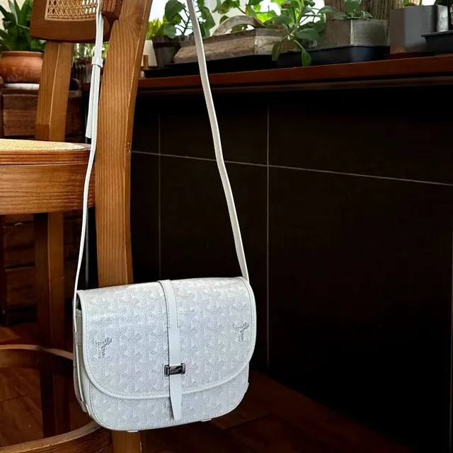 Goyard Saint Louis White Monogram