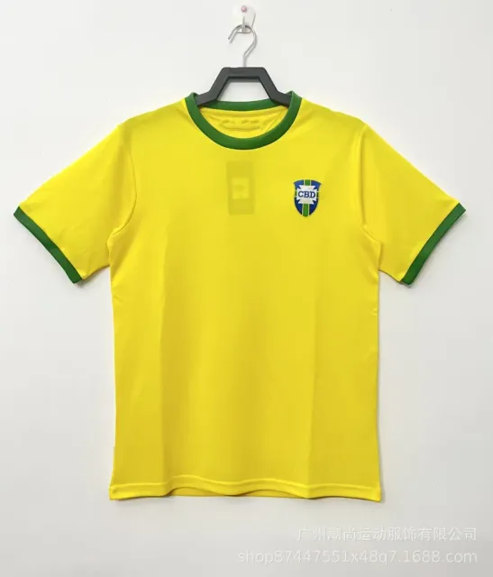 Short-Sleeve Jersey Brazil National Team Inspired