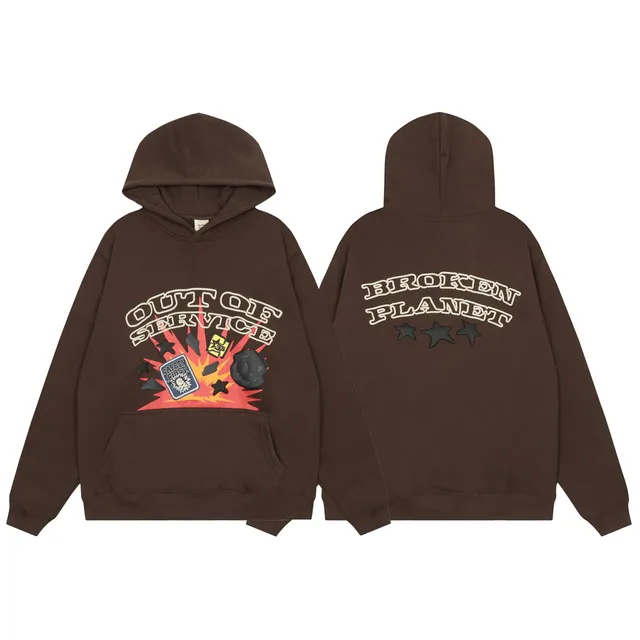 Broken Planet Hoodie Out of Service Graphic