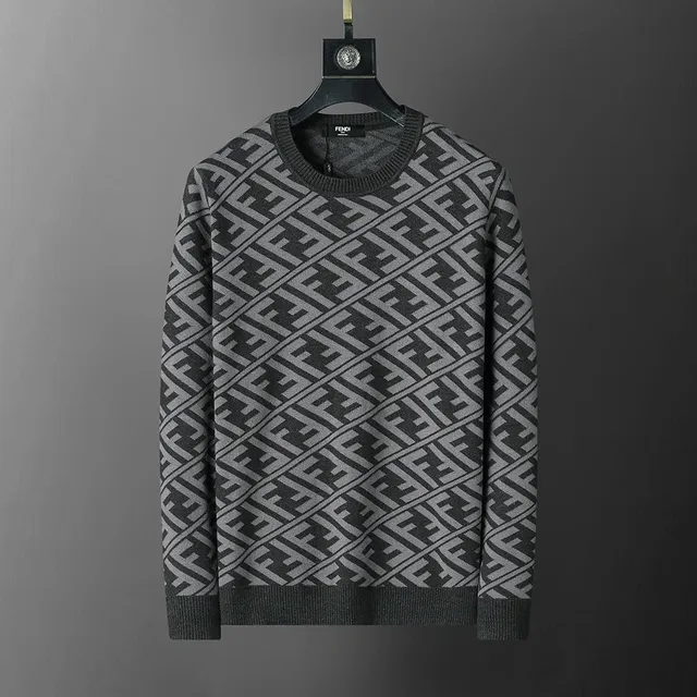 Fendi Knit Sweater FF Logo Pattern