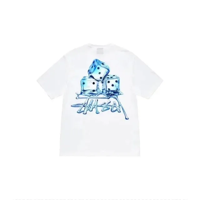 Stüssy Dice Graphic Tee Ice Dice Print