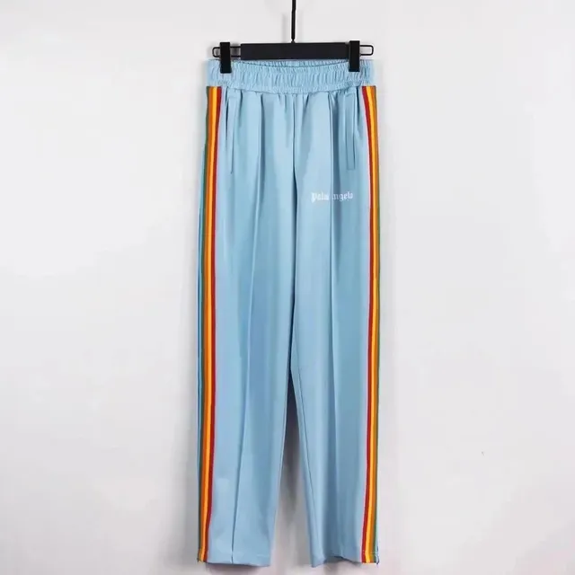 Palm Angels Track Pants Rainbow Stripe