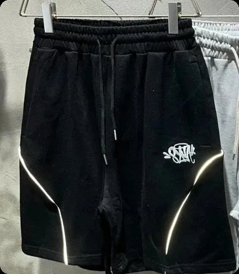 Syna World Reflective Logo Shorts Graffiti Logo