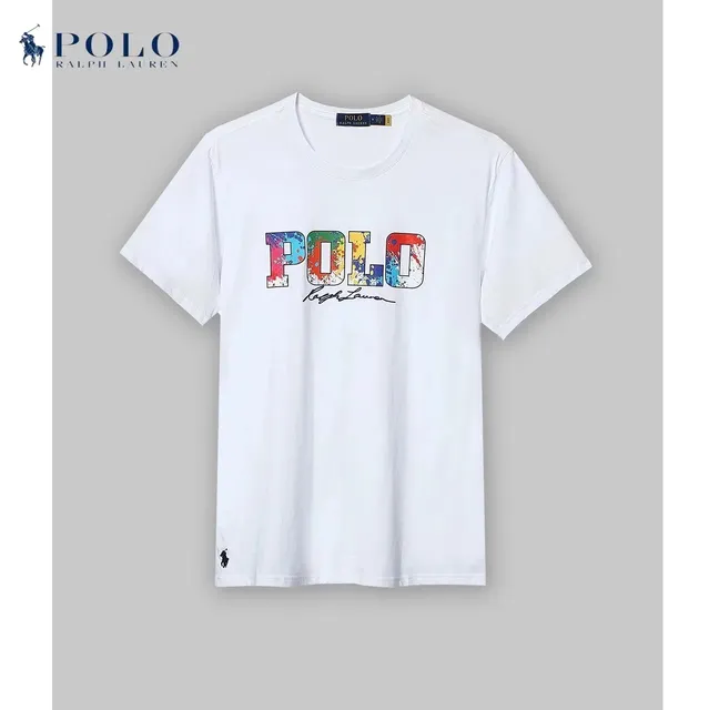 Polo Ralph Lauren Polo Graphic Tee Multicolor Paint-Splatter Logo