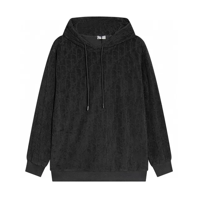 Dior Hooded Sweatshirt Oblique Logo Jacquard