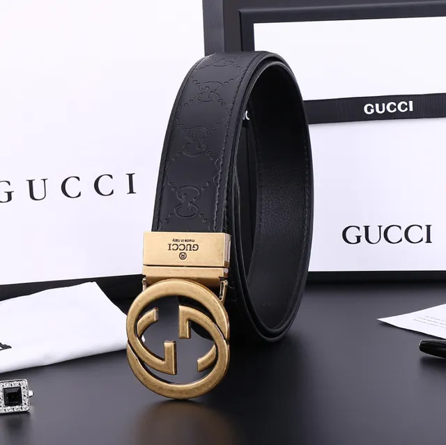 Gucci Horsebit 1955 Belt GG Interlocking Buckle