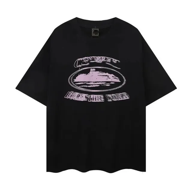 Corteiz T-Shirt Pink Logo Print