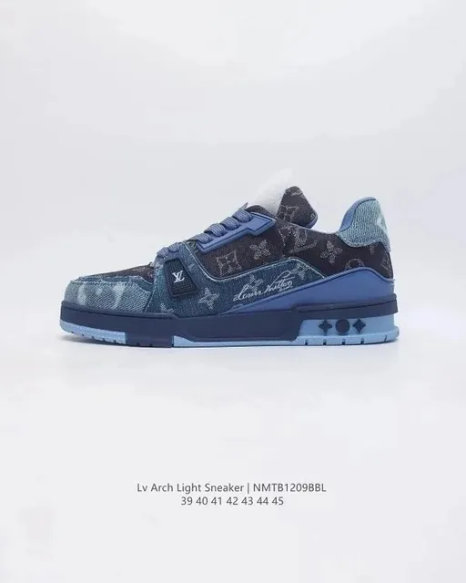 Louis Vuitton Lv Arch Light Sneaker Monogram Denim