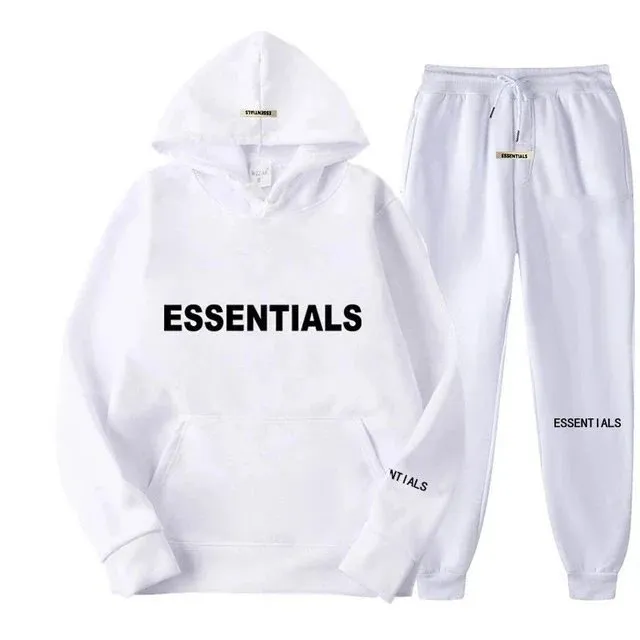 Fear of God Essentials Hoodie and Joggers Set Essentials Logo