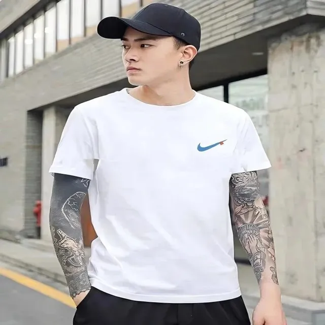 Nike T-Shirt Swoosh Logo White