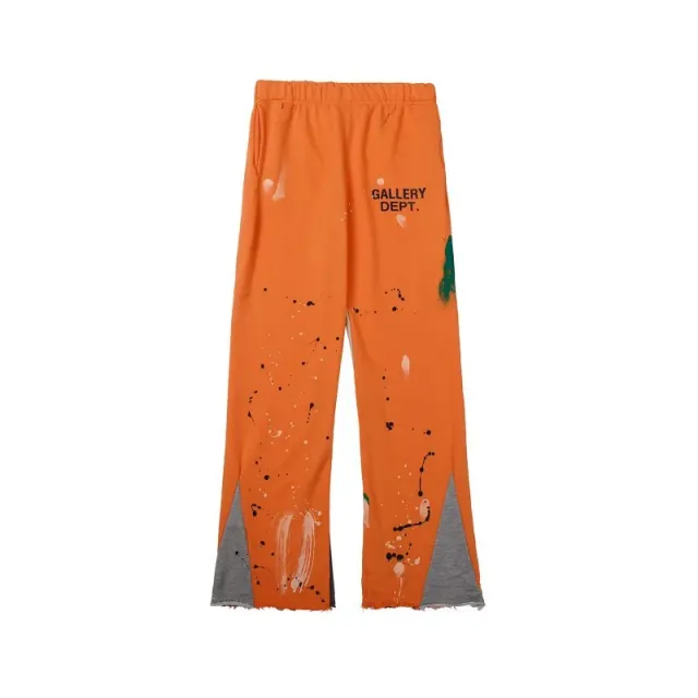 Paint Splatter Sweatpants Gallery Dept. Logo
