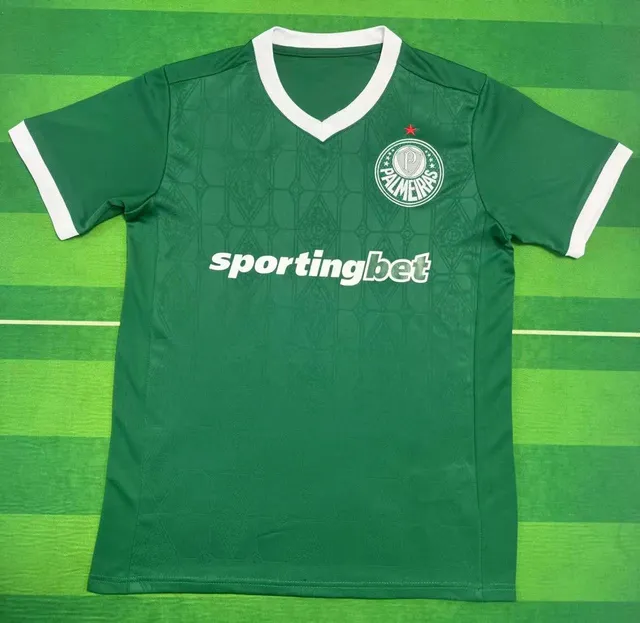 Palmeiras Home Jersey Sportingbet Sponsor Green