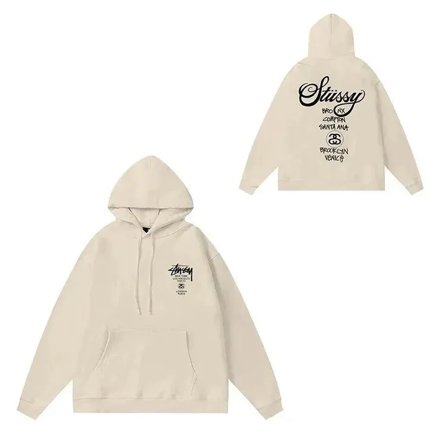 Stüssy × BAPE Hooded Sweatshirt City Print