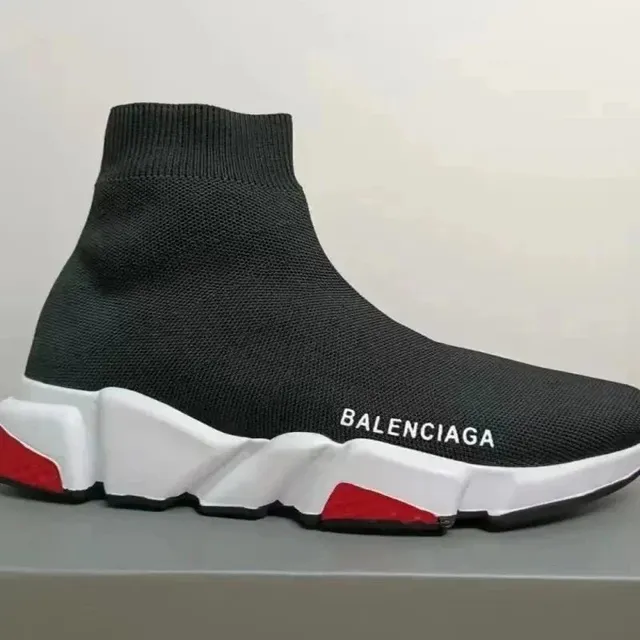 Balenciaga Speed Trainer Black White Red