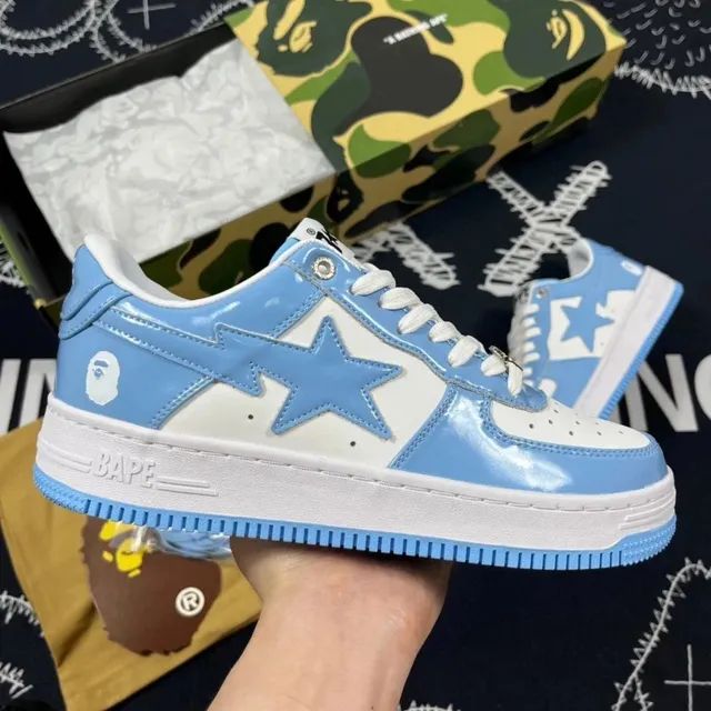 Nike Bape Sta Light Blue Patent