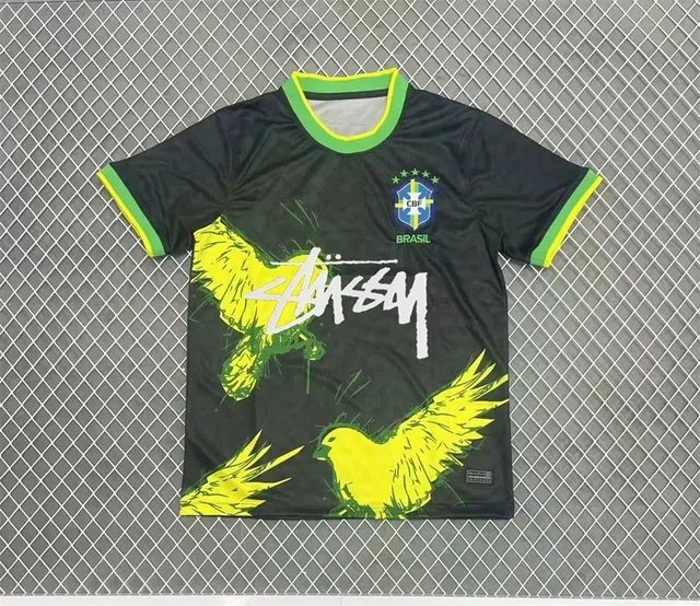 Stüssy × Nike × Brazil National Team jerseys