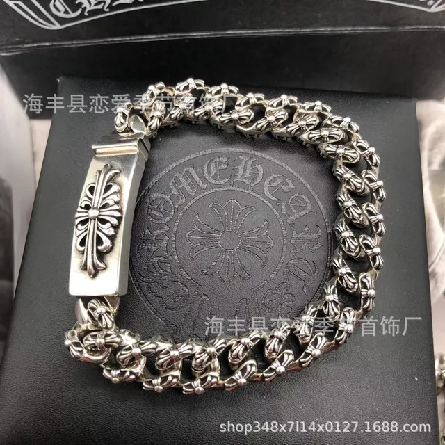Full flower cross flower bracelet