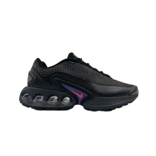 Nike Air Max Plus Triple Black with Pink Swoosh