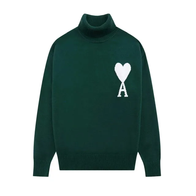 Amiri Turtleneck Sweater Heart Logo