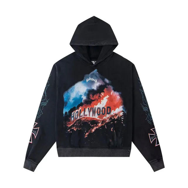 Godspeed Hollywood Hoodie Volcano Print