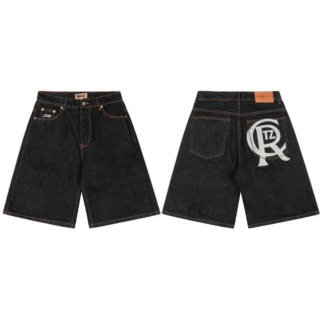 Corteiz Denim Shorts TZ Logo