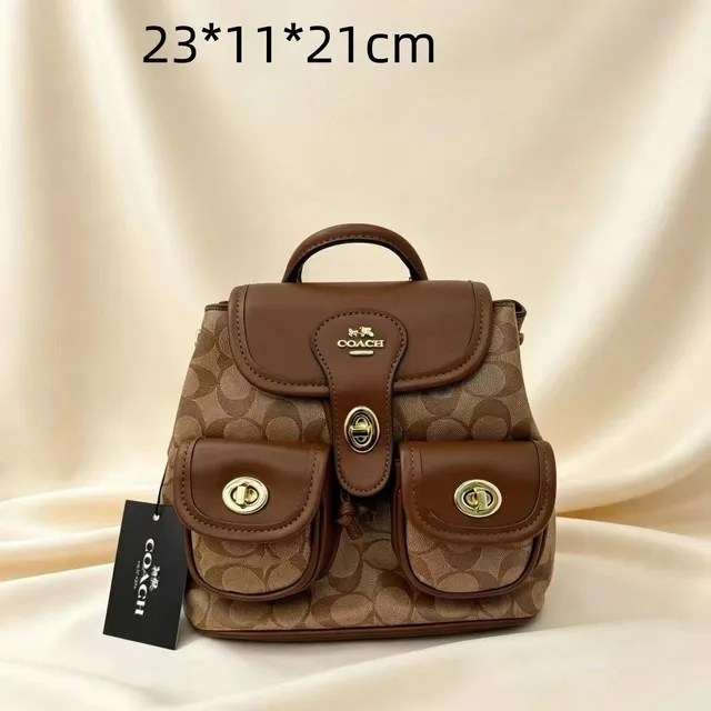 Coach Mini Backpack Signature Canvas