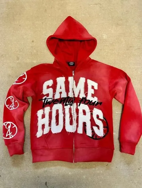 Same 24 Hours Zip-Up Hoodie