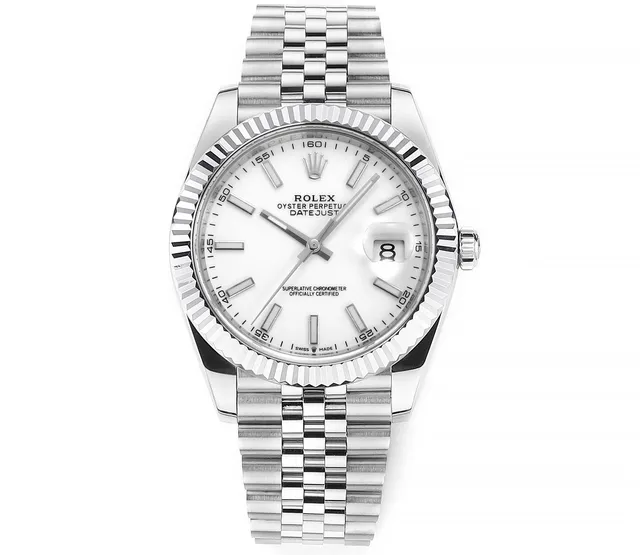 Rolex Oyster Perpetual Datejust White Dial Steel