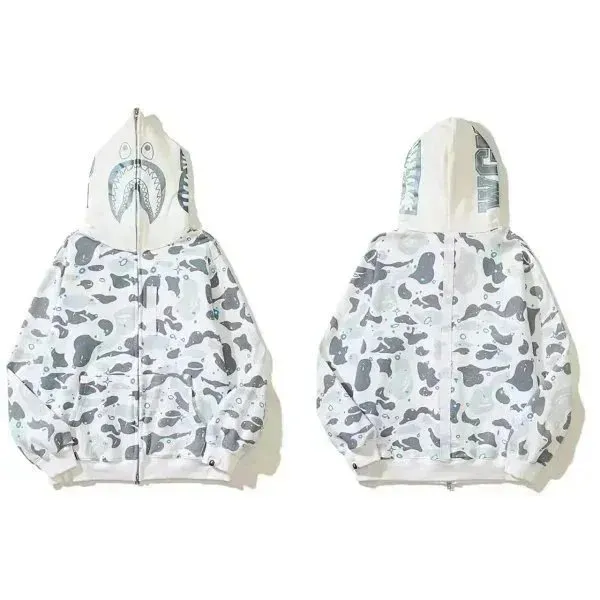 BAPE Shark Hoodie Camouflage