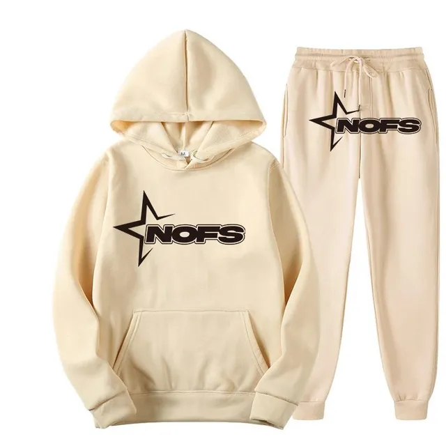 Corteiz Hoodie and Joggers Set Star Logo