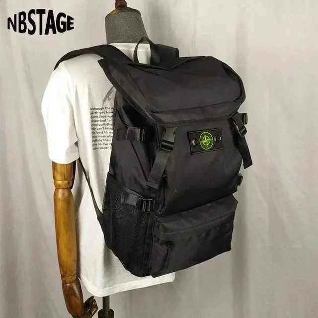 Stone Island Backpack Compass Logo
